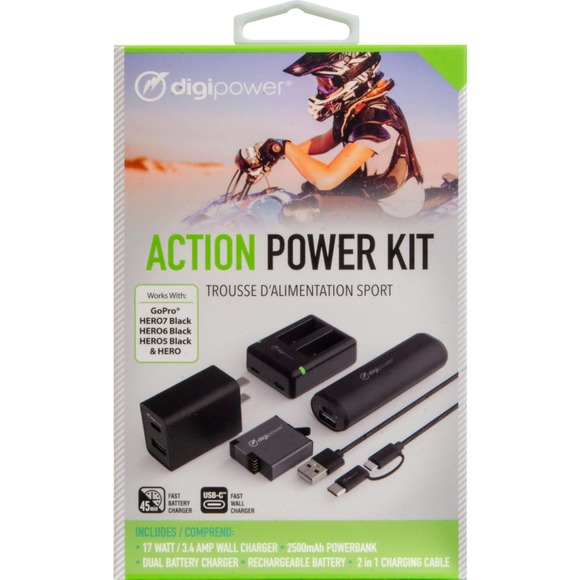 Digipower - Power Adapter - Black - Picture 1 of 2